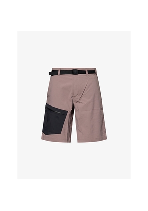 Mens Salomon Outerpath Belted Woven Utility Shorts