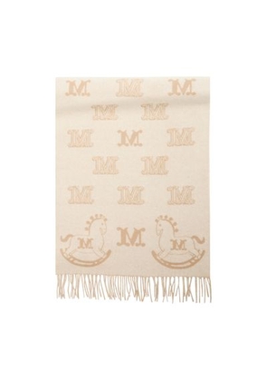 Scarf with M print
