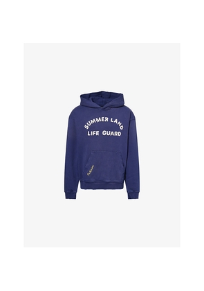 Mens Nahmias Life Guard Appliquéd Cotton Hoody