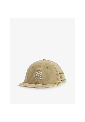 Mens Heresy Arch Logo-Embroidered Cotton Cap