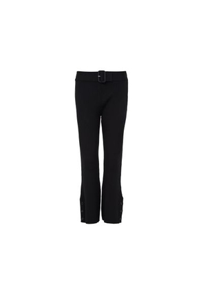 Capri rib knit pants