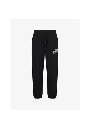 Mens Avirex Appliqué-Script Cotton Jogging Bottoms