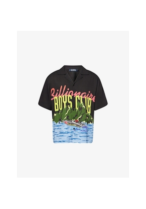 Mens Billionaire Boys Club Horizon Camp-Collar Woven Shirt