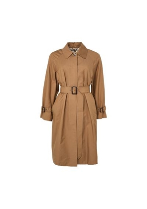 Belted trench coat