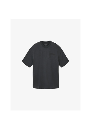 Mens Allsaints Odyssey Oversized Short-Sleeve Cotton-Jersey T-Shirt