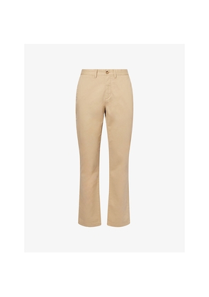 Mens Gant Straight-Leg Cotton Chino Trousers