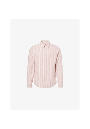 Mens Gant Classic Striped Cotton Shirt