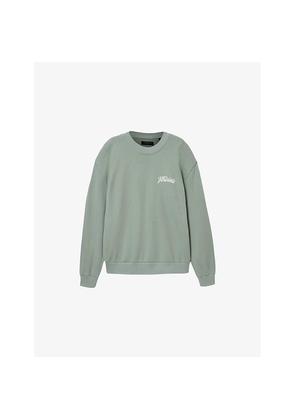 Mens Allsaints Odyssey Crewneck Cotton-Jersey Sweatshirt