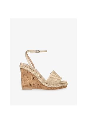 Womens Steve Madden Outright Woven Wedge Sandals