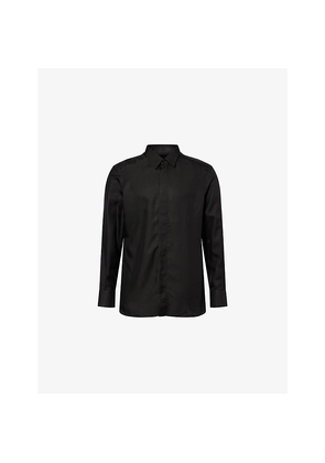 Mens Tom Ford Classic-Collar Fluid Woven Shirt