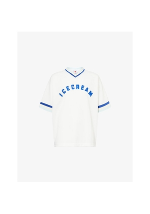 Mens Icecream V-Neck Sports Jersey T-Shirt
