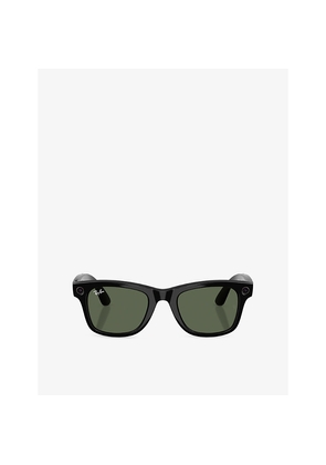 Ray-Ban Meta Rw4012 Wayfarer Square-Frame Injected Meta Ai Glasses