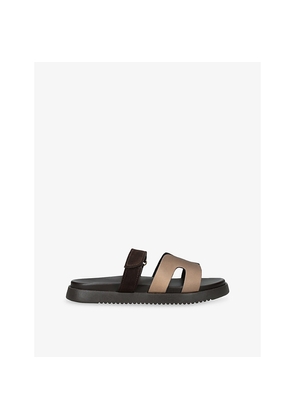 Womens Steve Madden Missile Leather Sandals