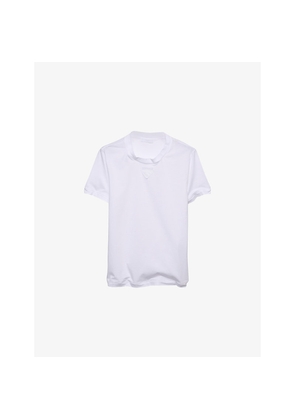 Mens Prada Shapeable Brand-Appliqué Cotton-Jersey T-Shirt