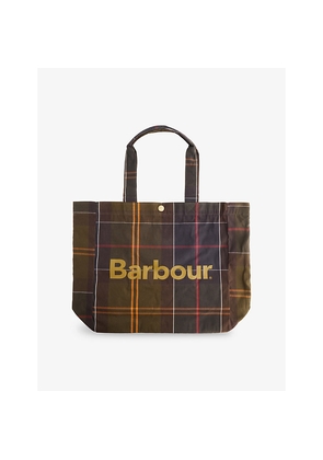 Mens Barbour Telfield Tartan Woven Tote Bag