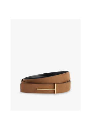 Mens Tom Ford Slim-T Reversible Leather Belt