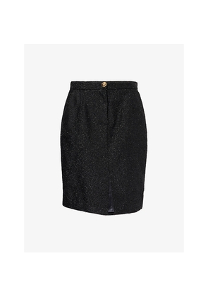 Womens Blaze Milano Popeye Lurex Woven Midi Skirt