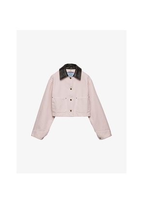 Womens Prada Canvas Blouson Jacket