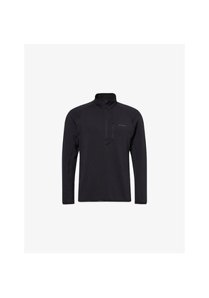 Mens Salomon Essential Zip-Pocket Stretch-Woven Sweatshirt