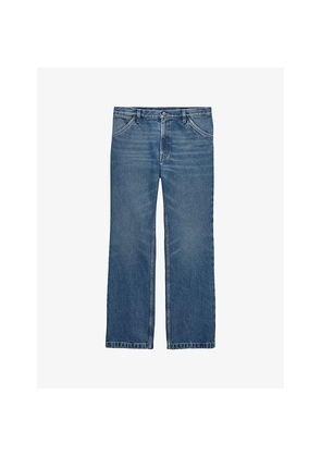Mens Prada Regular-Fit Straight-Leg Washed Denim Jeans