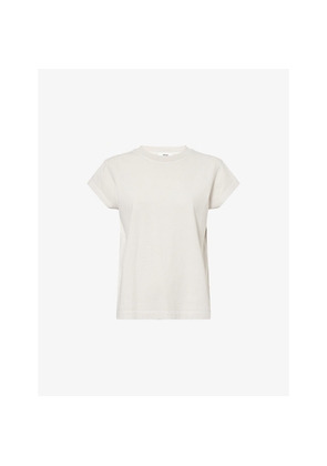Womens Agolde Bryce Cap-Sleeve Cotton T-Shirt