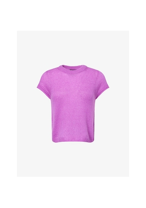 Womens Me And Em Baby Tee Merino, Cashmere and Silk Blend Jumper