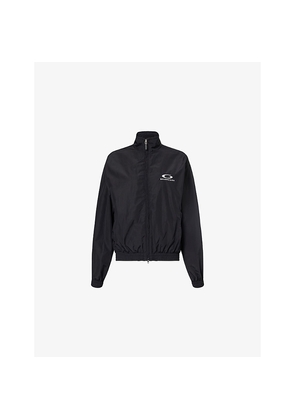 Womens Balenciaga Logo-Embroidered Cotton-Blend Track Jacket
