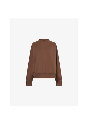 Womens Moncler Relaxed-Fit Branded Cotton-Jersey Sweatshirt