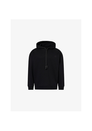Mens Loewe Relaxed-Fit Embroidered-Logo Cotton Hoodie