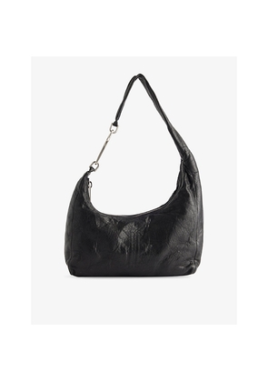 Mens Rick Owens Small Gemini Leather Shoulder Bag