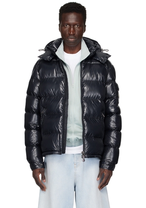 Moncler Navy Maya Short Down Jacket