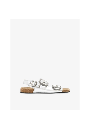 Womens Allsaints Staffa Leather Sandals
