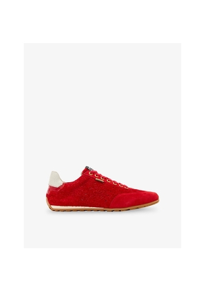 Womens Allsaints Liam Suede Trainers