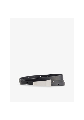 Mens Rick Owens Trunk Leather Belt