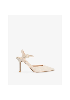 Womens Dune Channel Leather Courts