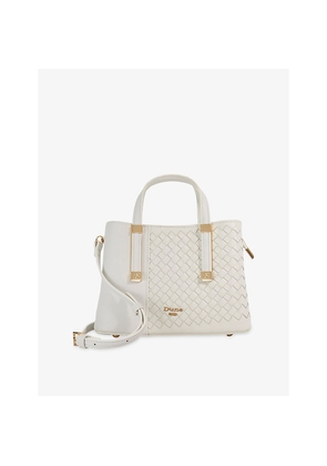 Womens Dune Dinkydorry Branded Faux-Leather Handbag