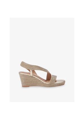 Womens Carvela Gala Woven Wedge Sandals