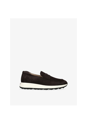 Mens TODS Mocassino Sportivo 79K Suede Loafers