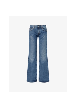 Womens Agolde Low-Rise Bootcut Denim Jeans