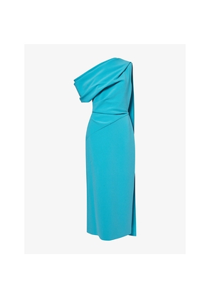 Womens Roksanda Maite Draped Woven Maxi Dress