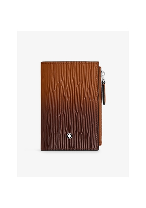 Mens Montblanc 6Cc Mini Vertical Leather Wallet