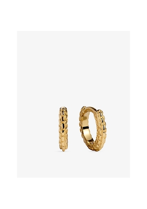 Womens Monica Vinader Heirloom Mini 18ct Yellow Gold Vermeil Huggie Earrings