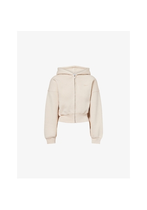 Womens We Are Tala Cocoon Sweat Zip-Up Cotton-Blend Hoody
