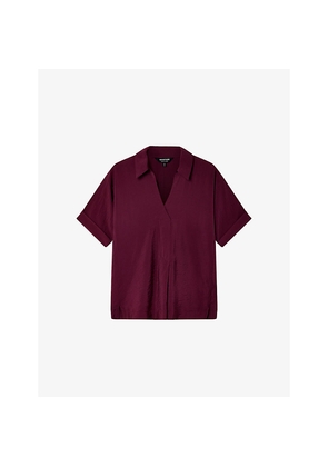 Womens Whistles Sasha Collared Relaxed-Fit Woven Shirt