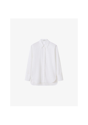 Womens Joseph Nellie Long-Sleeve Cotton Blouse