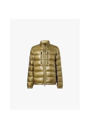 Mens Moncler Grenoble Orres Packable Shell-Down Bomber Jacket