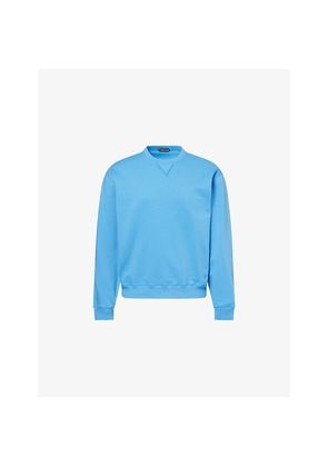 Mens Tom Ford Relaxed-Fit Crew-Neck Cotton Sweatshirt