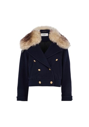 Double breasted coat