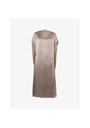 Womens Dries Van Noten Diria Silk Midi Dress