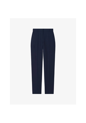 Womens Joseph Colburn Comfort Slim-Fit Cady Trousers